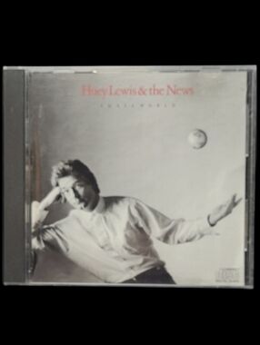 MUSIC CD  1988 "HUEY LEWIS & THE NEWS" SMALL WORLD